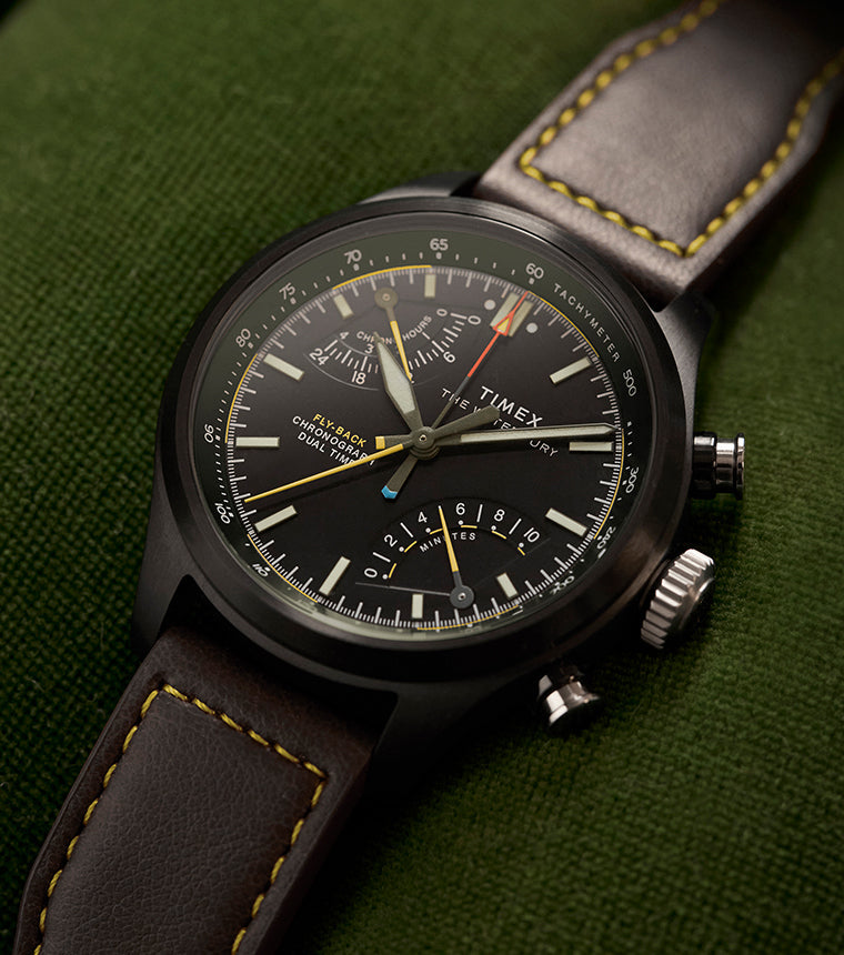 A Timepiece Built To Soar: Waterbury Ace Fly-Back Chronograph