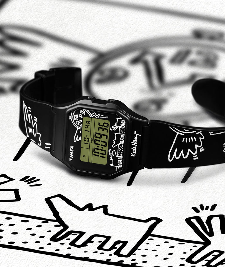Art in transit: The Timex x Keith Haring collection honors Haring's obsession with time