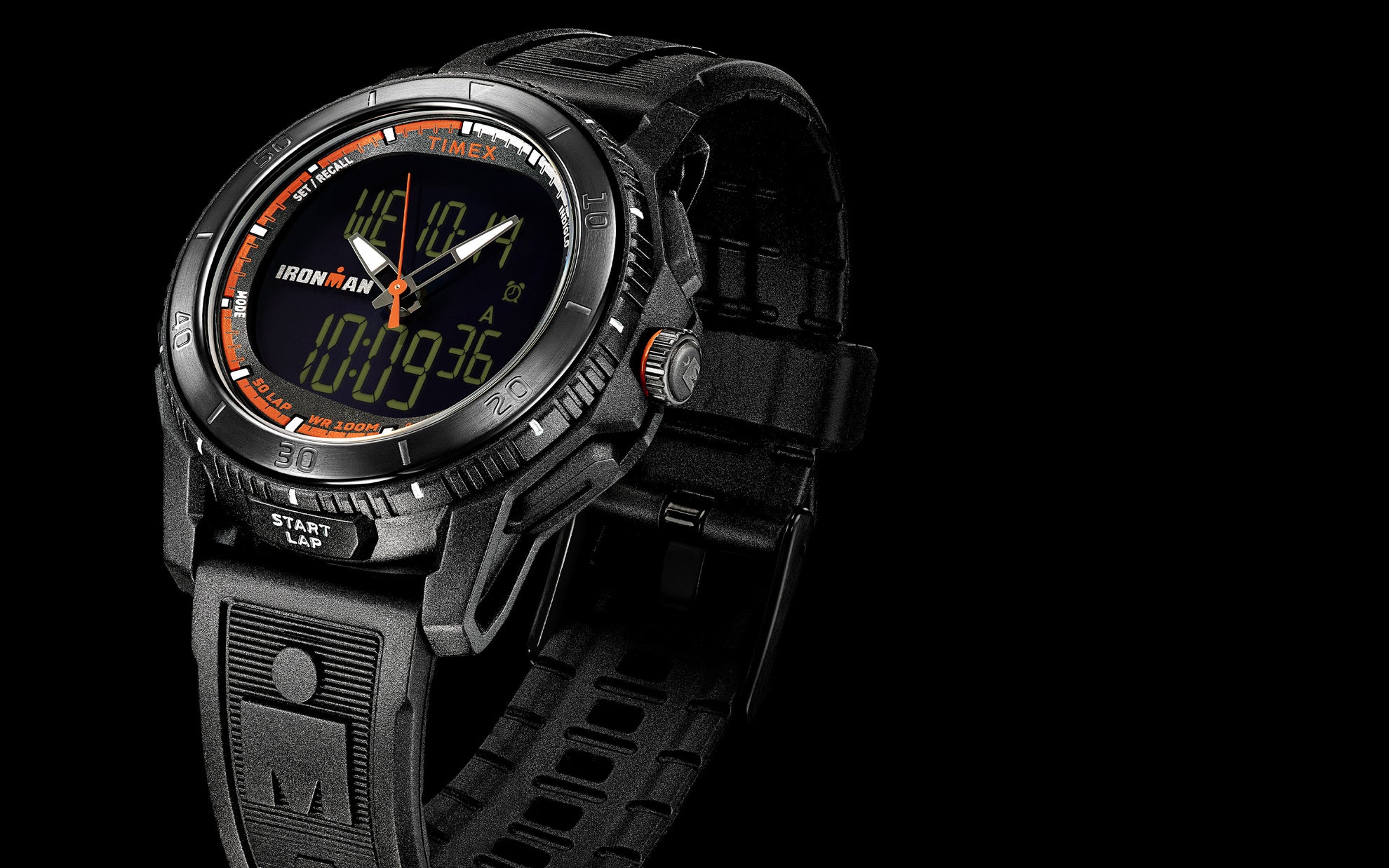 TIMEX® IRONMAN® Adrenaline Ana-digi PU Strap Watch