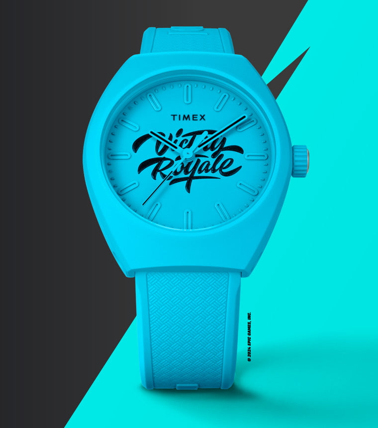 Timex Urban Pop x Fortnite® Blue Bio-TPU Strap Watch