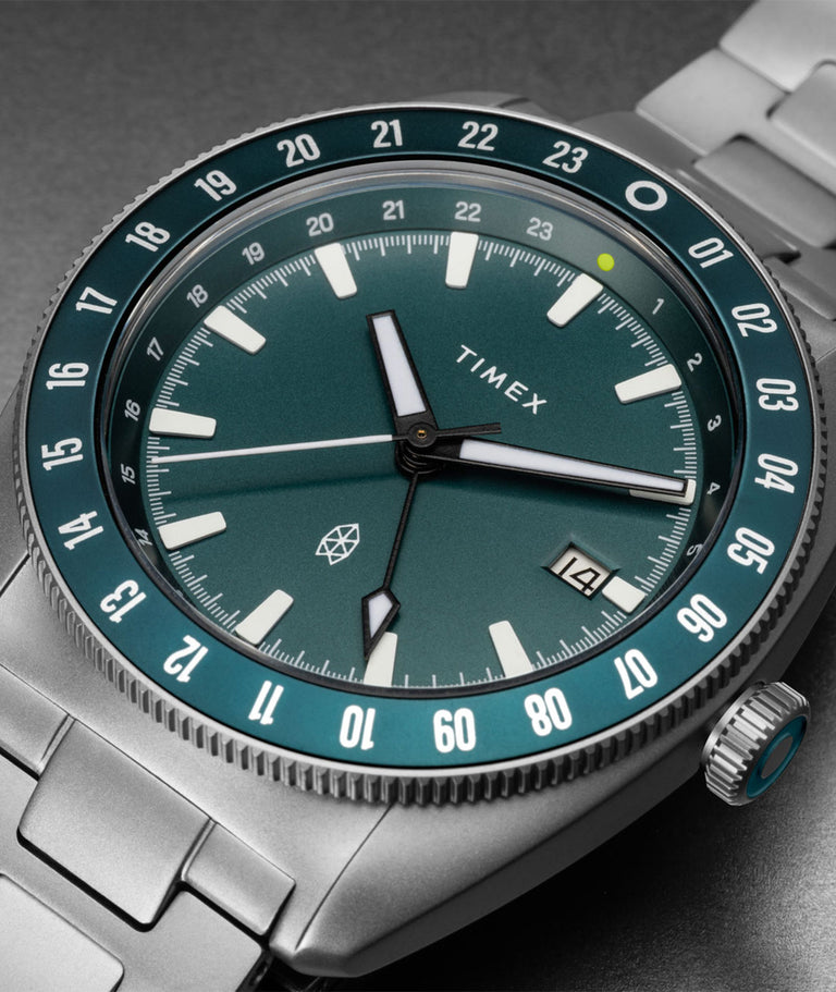 Timex x The James Brand Titanium Automatic GMT Watch Gift Set
