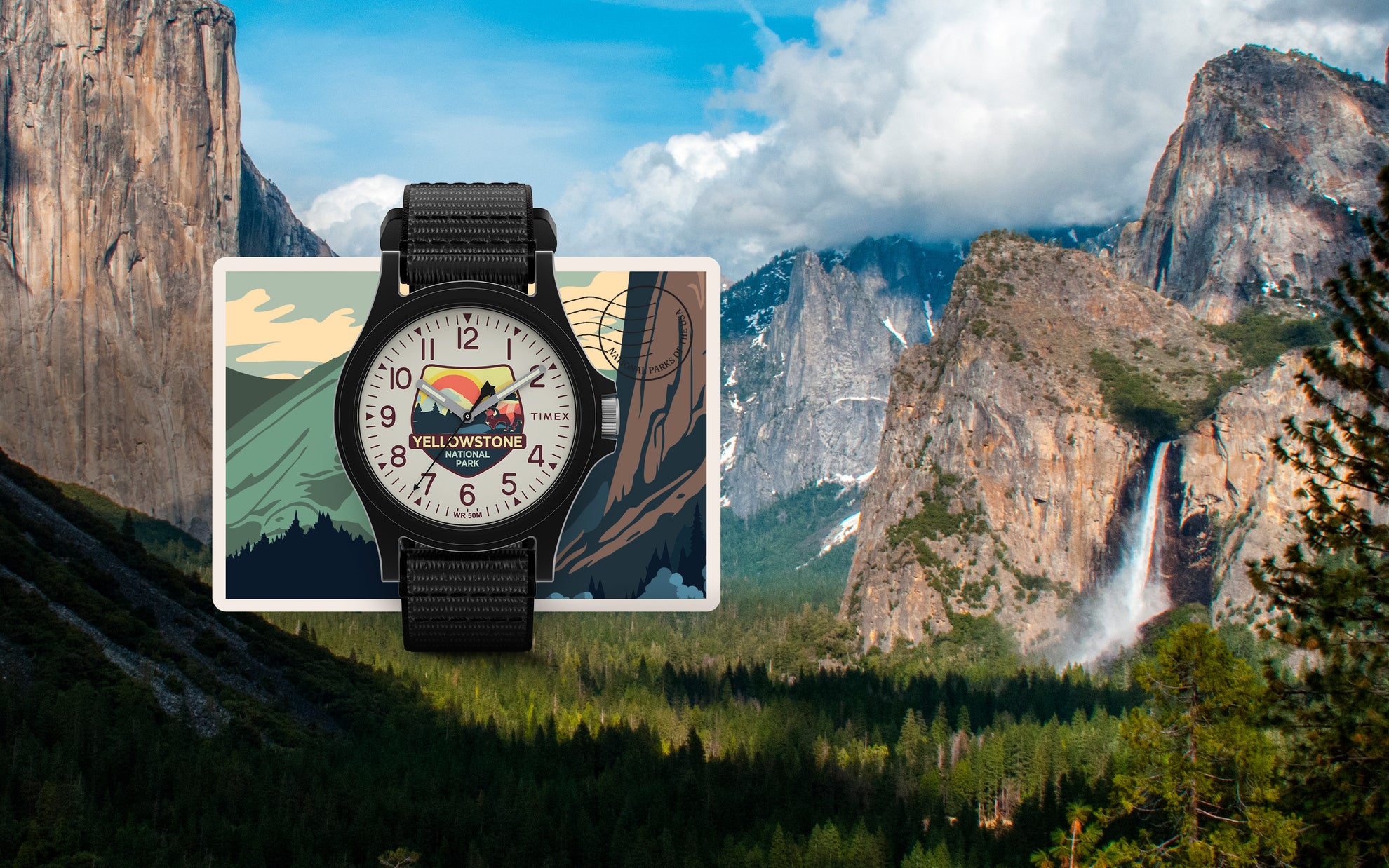 TW2Y32400 - Timex Yellowstone National Park 40mm Fabric Strap Watch