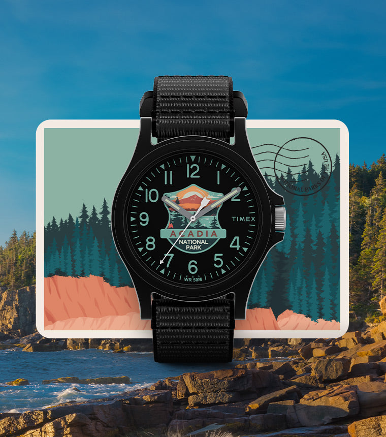 TW2Y32000 - Timex Acadia National Park 40mm Fabric Strap Watch