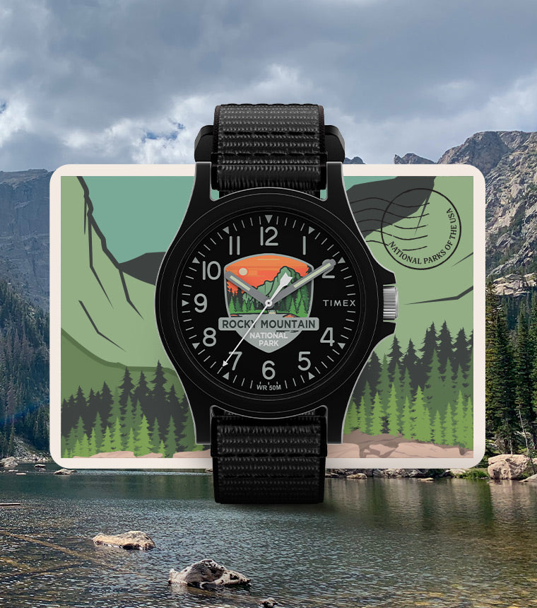 TW2Y32200 - Timex Rocky Mountain National Park 40mm Fabric Strap Watch