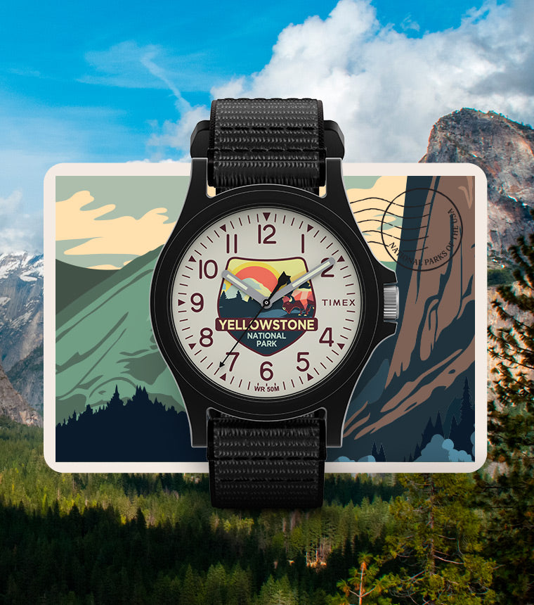 TW2Y32400 - Timex Yellowstone National Park 40mm Fabric Strap Watch