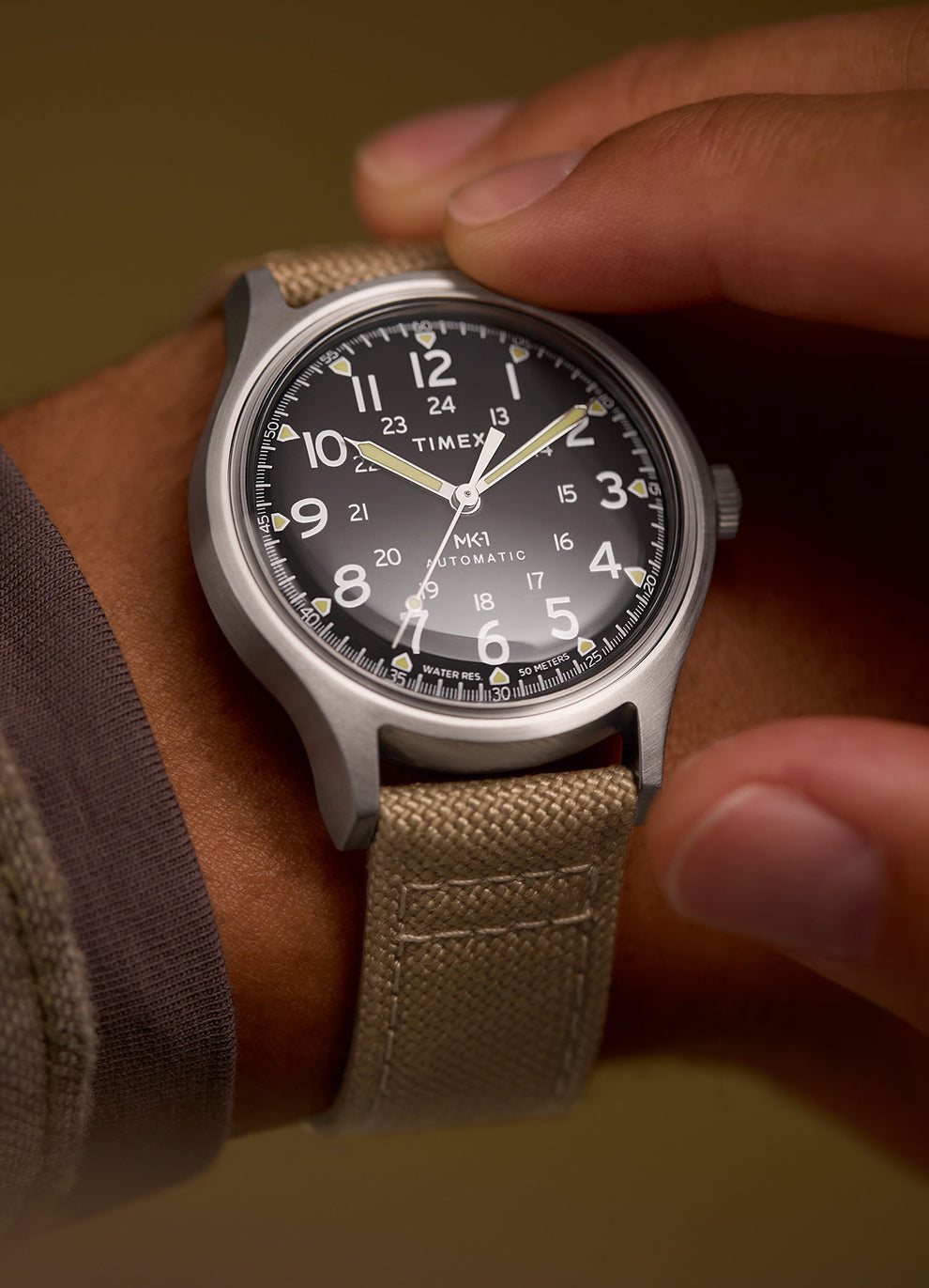 TW2Y11900 MK1® Automatic 40mm Fabric Strap Watch Campaign Key Silhouettes (Beauty shots) Image