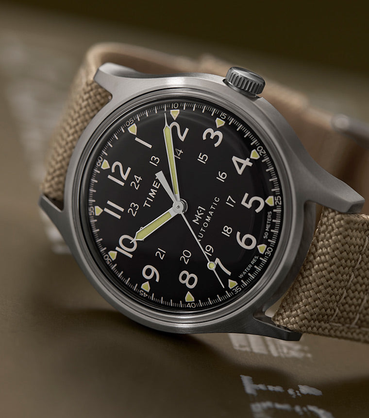 TW2Y11900 MK1® Automatic 40mm Fabric Strap Watch Campaign Key Silhouettes (Beauty shots) Image