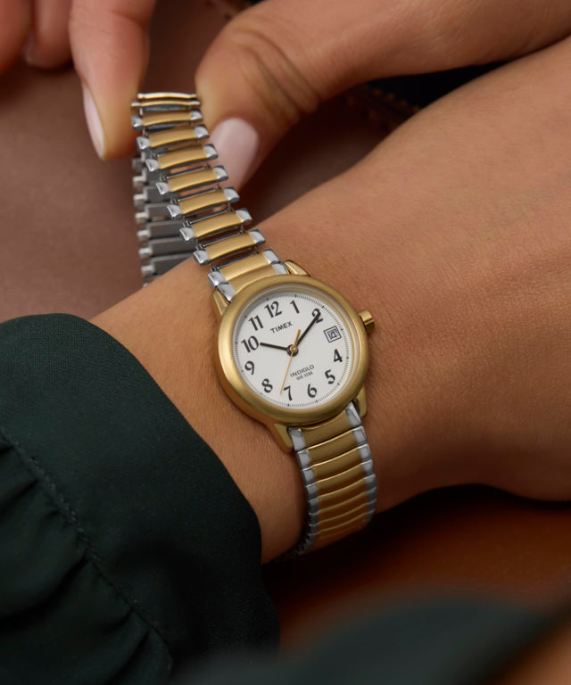 T2H491 Easy Reader® 25mm Bracelet Watch Alt Wrist Shot 1 Image