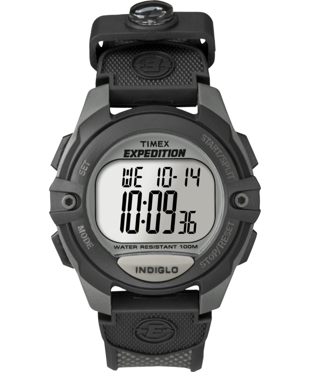 Expedition Chrono Alarm Timer 41mm Resin Strap Watch - T40941