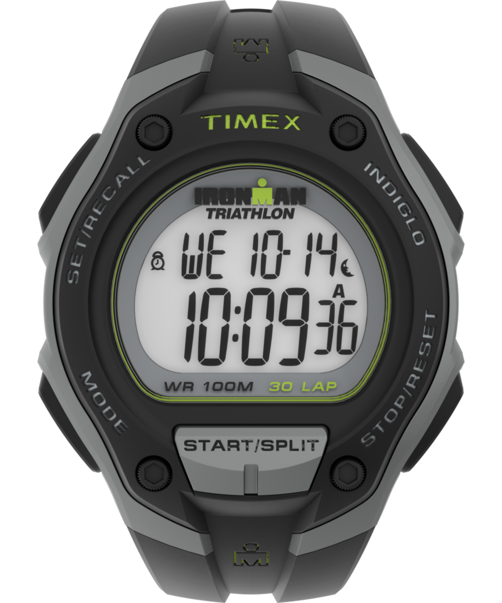 IRONMAN Classic 30 Oversized Resin Strap Watch T5K412 Timex US