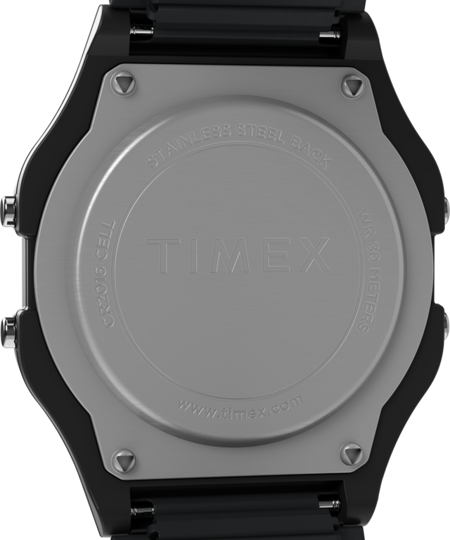TW2R67000 Timex T80 34mm Stainless Steel Expansion Band Watch Caseback Image