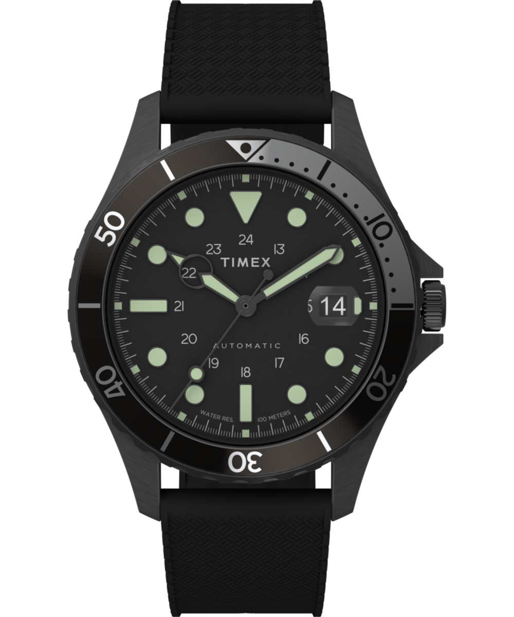 Navi Automatic 41mm Synthetic Rubber Strap Watch - TW2U99900 