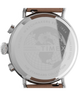 TW2V27500 Timex Standard Chronograph 41mm Leather Strap Watch Caseback Image