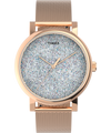 TW2V31200 Crystal Opulence 38mm Stainless Steel Mesh Band Watch Primary Image