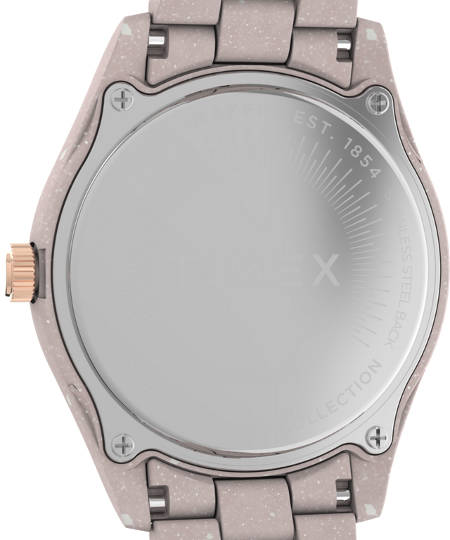 TW2V33100 Legacy Ocean 37mm Recycled Plastic Bracelet Watch Caseback Image