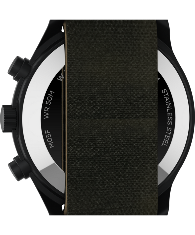 TW2V63500 Timex X Todd Snyder MK1 Black Dial Camo Strap Caseback Image