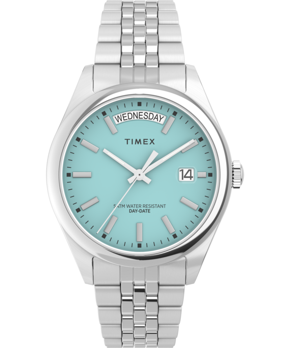 Timex Legacy Day and Date 36mm Stainless Steel Bracelet Watch Timex Legacy Day and Date 36mm Stainless Steel Bracelet Watch