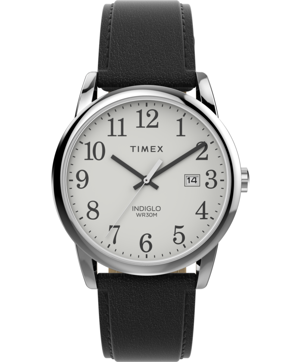 Timex Women's Easy Reader Leather sold Watch#31