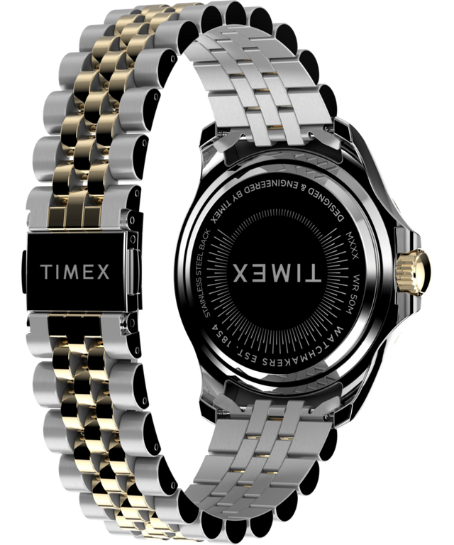 TW2V80100 Kaia 38mm Stainless Steel Bracelet Watch Caseback with Attachment Image