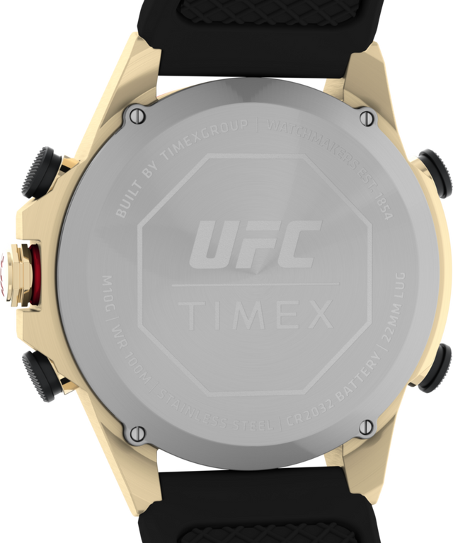 TW2V86600 Timex UFC Kick 49mm Resin Strap Watch Caseback Image