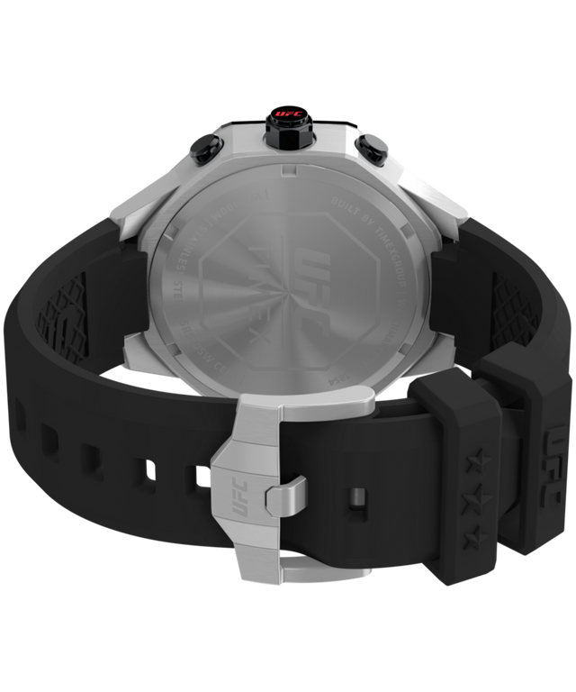 TW2V99300 Timex UFC King 45mm Silicone Strap Watch Caseback with Attachment Image