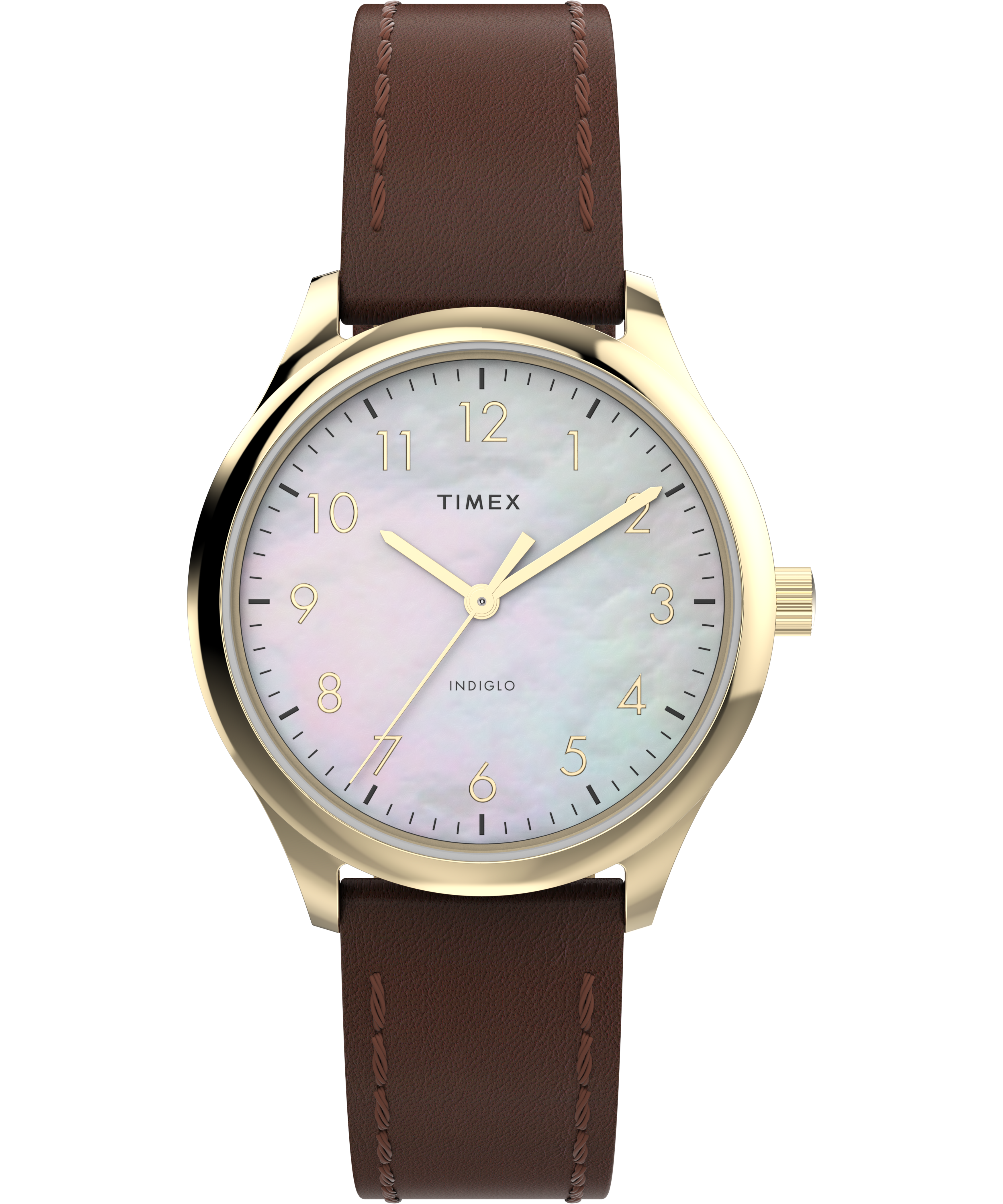 Timex watch leather clearance strap