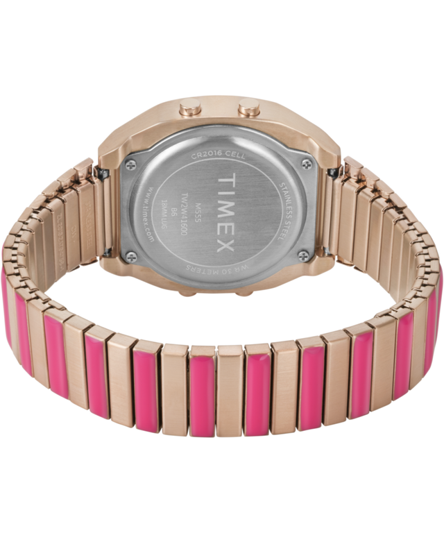 TW2W41600 Timex 80 36mm Stainless Steel Expansion Band Watch Caseback with Attachment Image