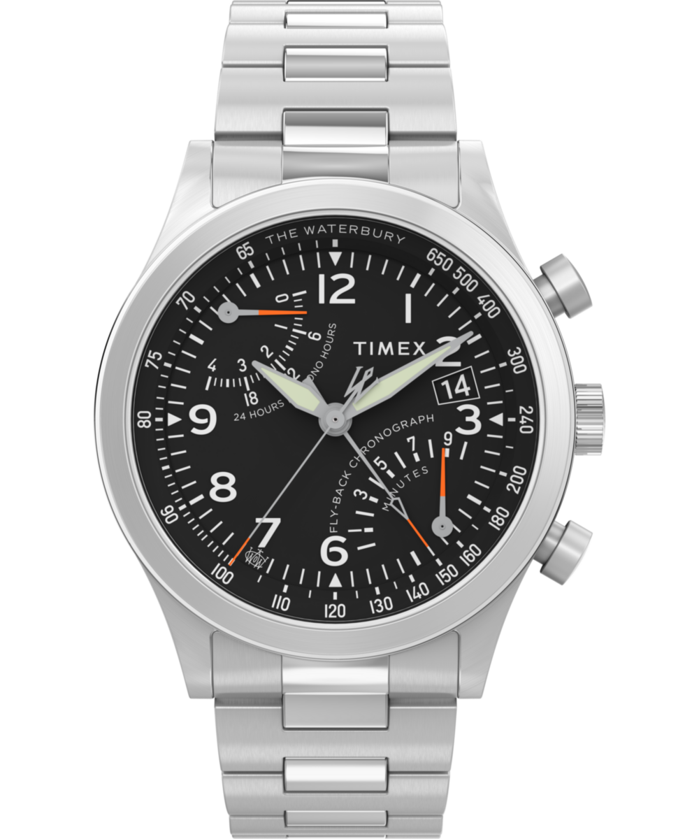 Waterbury Traditional Fly Back Chronograph 43mm Stainless Steel