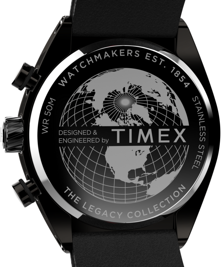 TW2W50200 Timex Legacy Tonneau 42mm Fabric Strap Watch Caseback Image