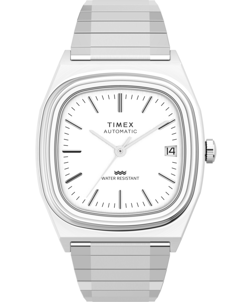 時計 TIMEX REISSUE 1983 Automatic TW2W70800 Timex® Automatic 1983 E Line Reissue 34mm Stainless Steel