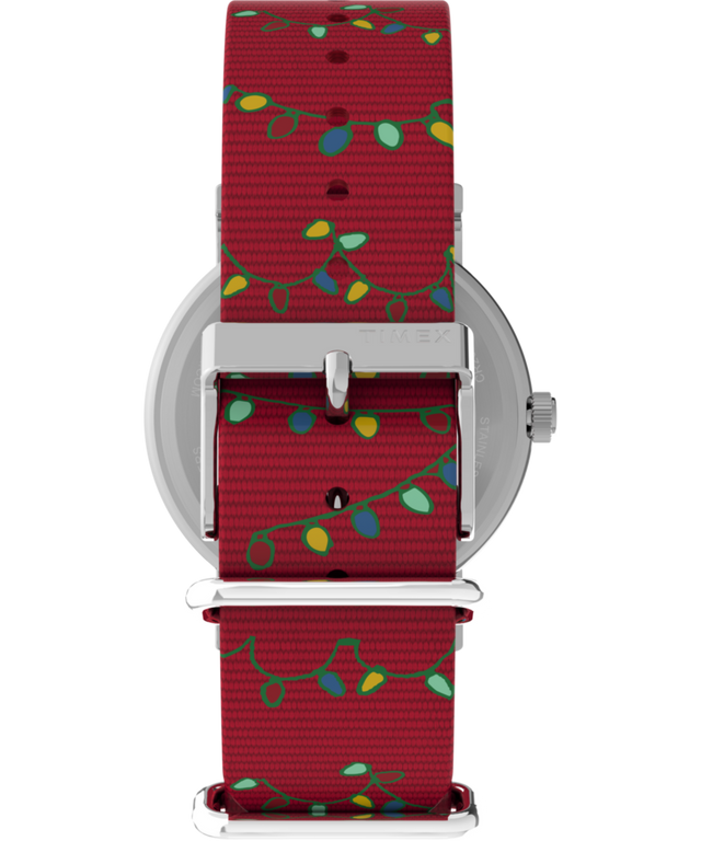 TW2W80800 Timex x Peanuts Weekender Holiday 38mm Fabric Strap Watch Strap Image