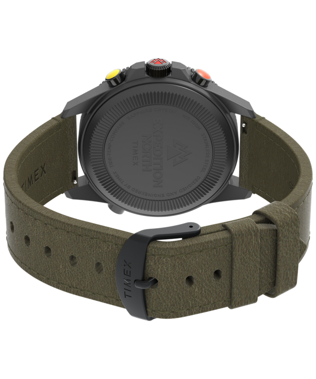 TW2W84300 Expedition Tide-Temp-Compass 43mm Leather Strap Watch Caseback with Attachment Image