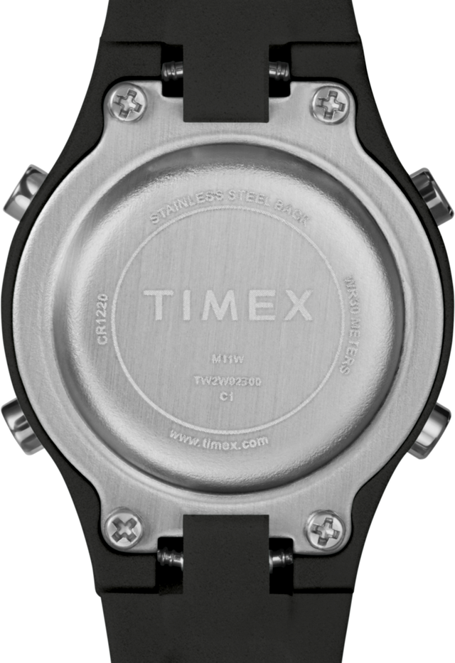 TW2W92300 TIMEX TIME MACHINES® 27mm Resin Strap Watch  Caseback Image