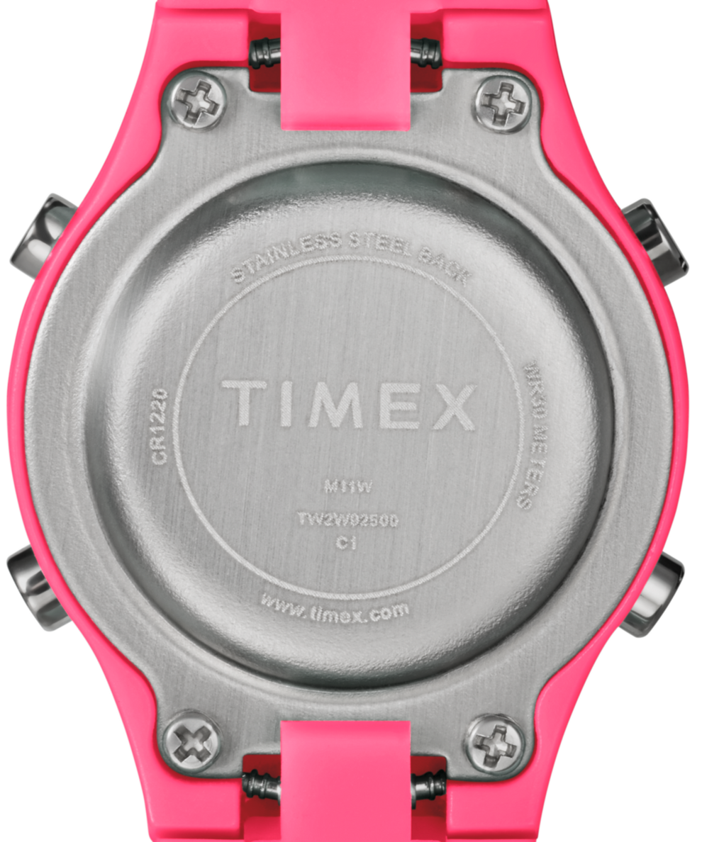 TW2W92500 TIMEX TIME MACHINES® 27mm Resin Strap Watch  Caseback Image