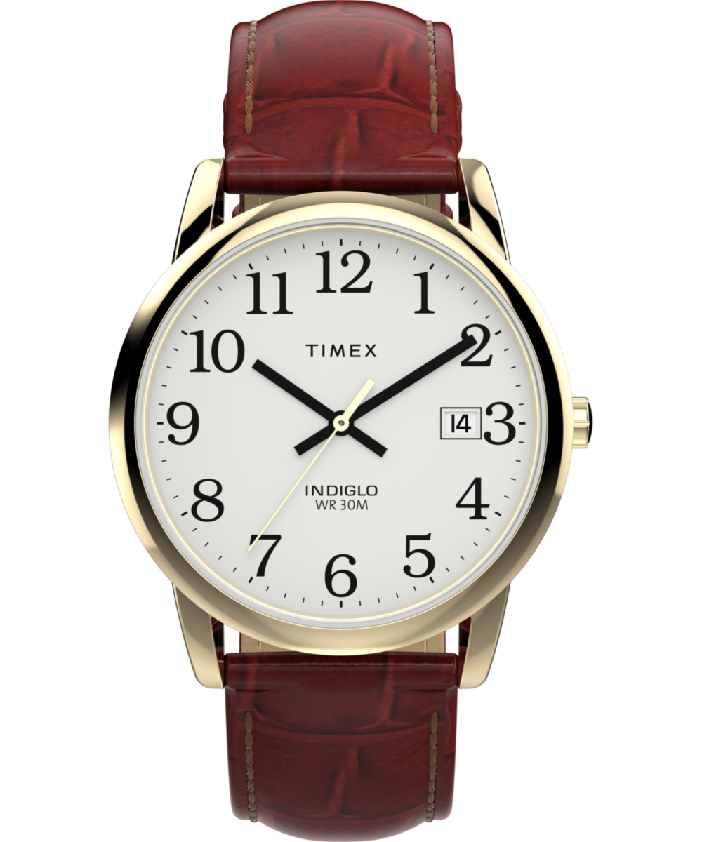 Easy Reader® 35mm Leather Strap Watch - TW2W95500 | Timex US