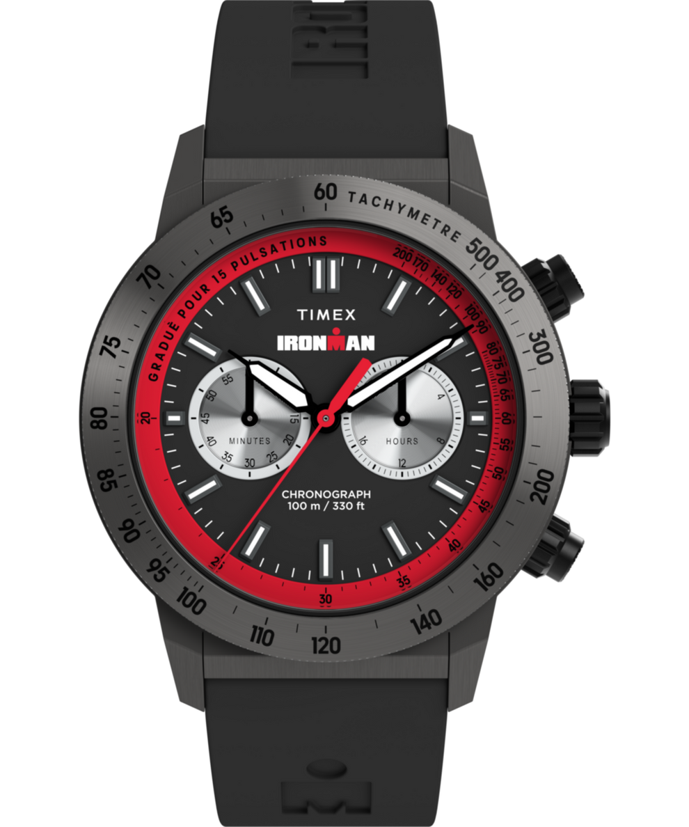 TW2Y01900 TIMEX® IRONMAN® Challenger Chronograph 44mm Silicone Strap Watch Primary Image