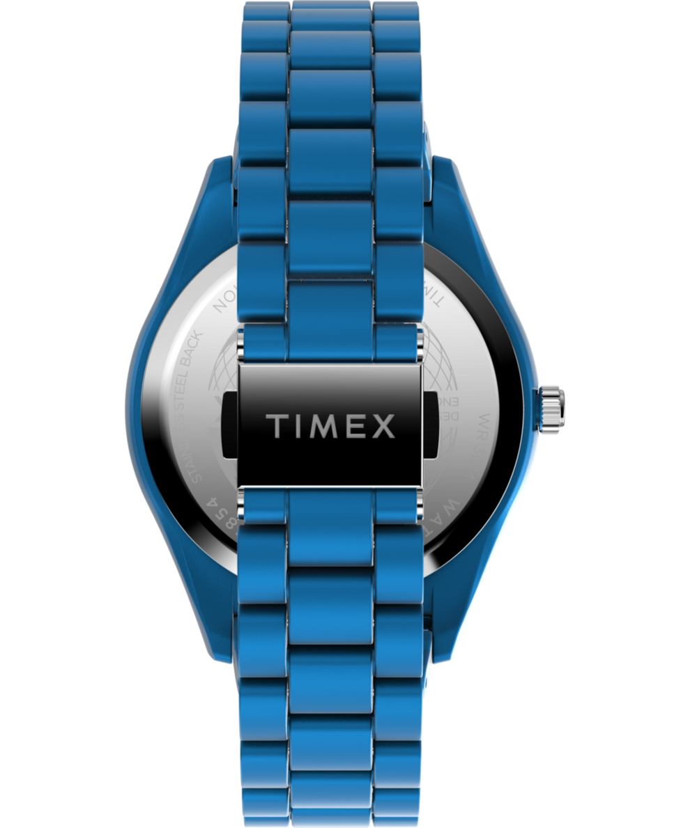 TW2Y04300 Timex Legacy #tide 42mm Recycled Plastic Bracelet Watch Strap Image