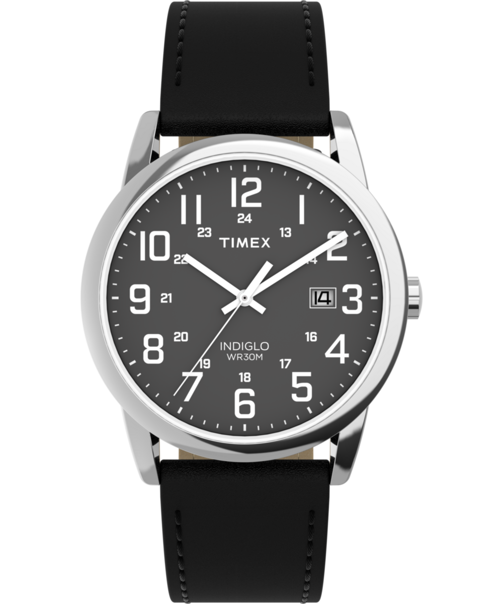 Easy Reader® Classic 38mm Leather Strap Watch - TW2Y12800 | Timex US