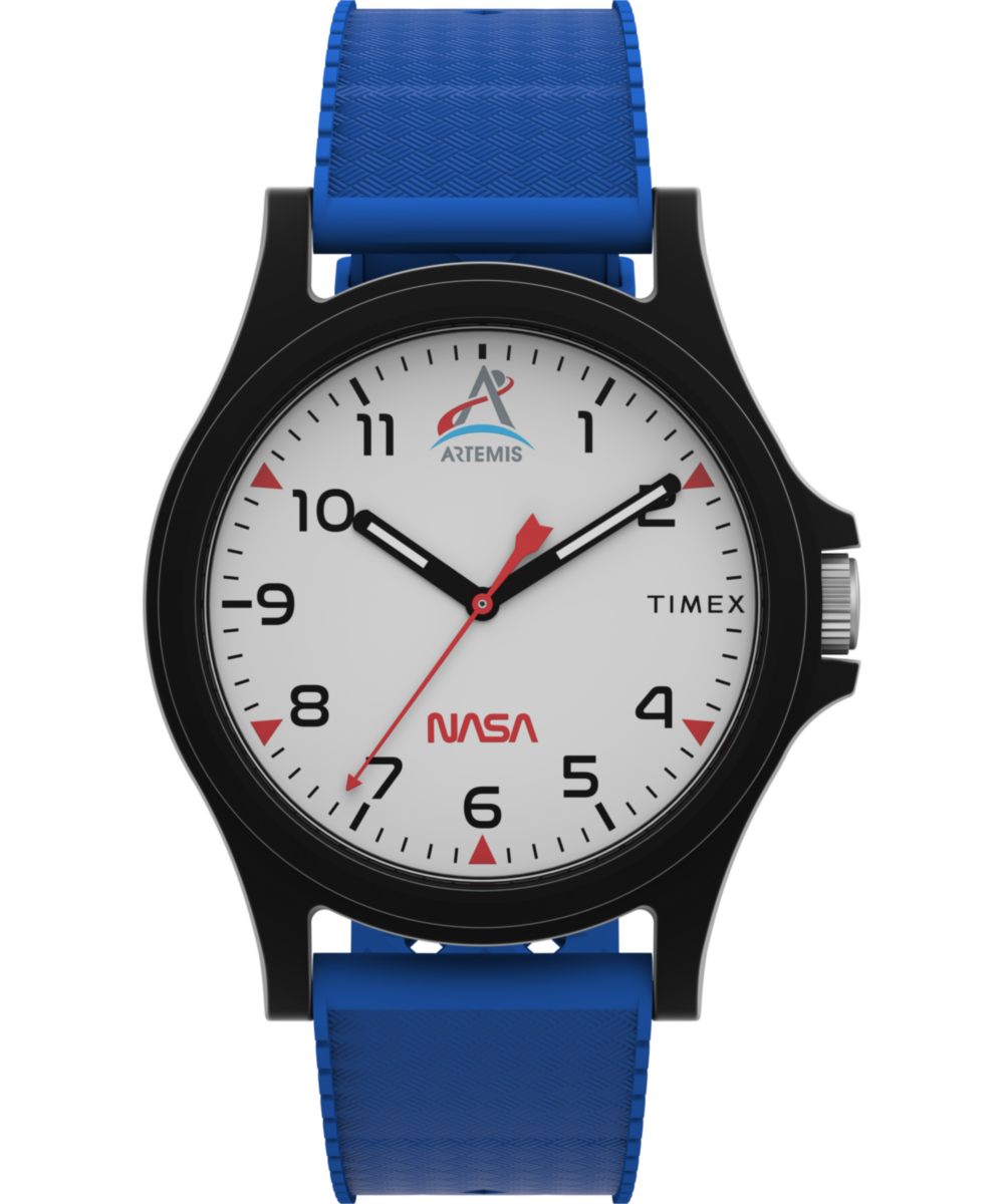 Artemisページ Timex Main Street NASA Artemis 40mm Silicone Strap Watch