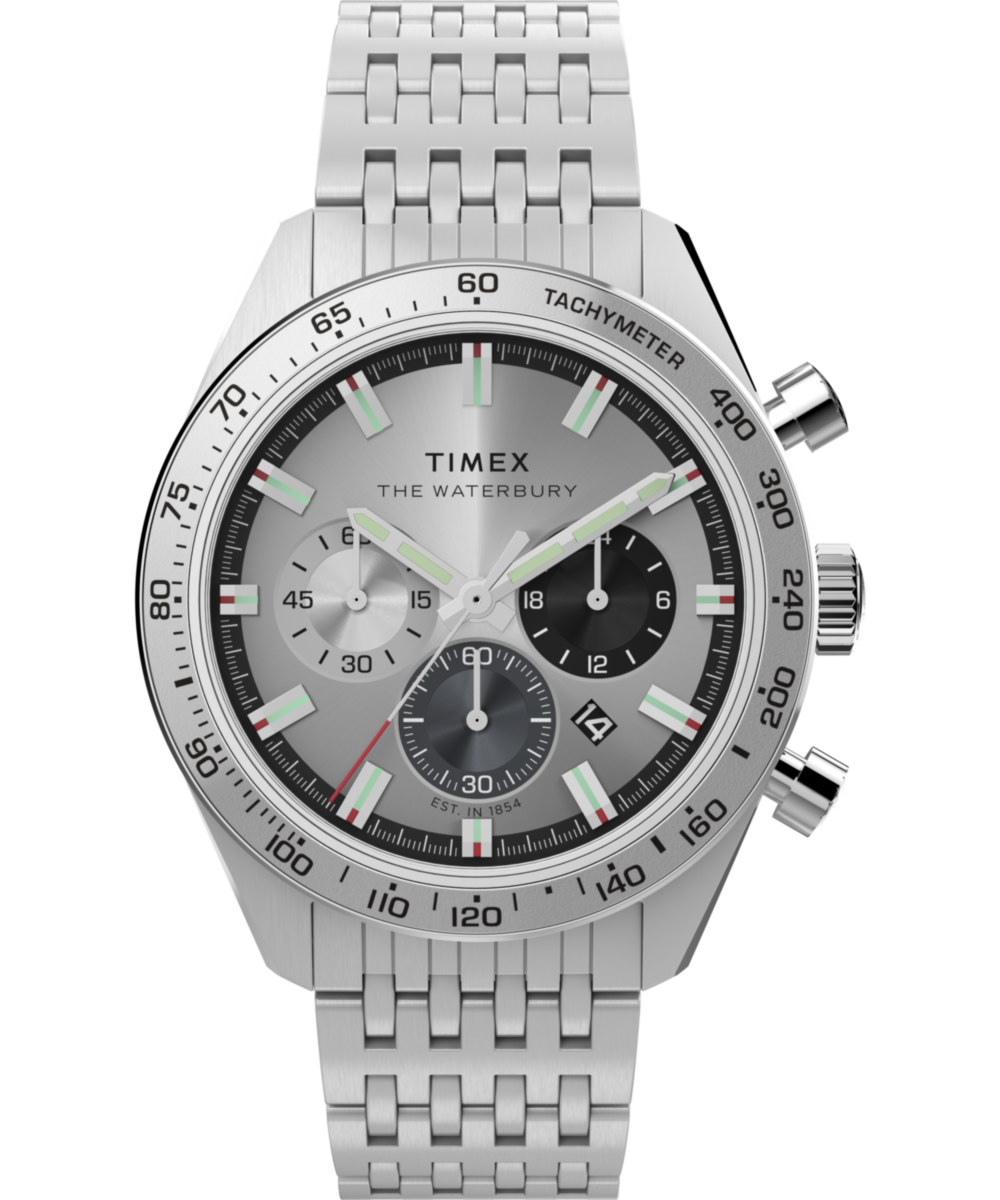 Waterbury Traditional Chronograph 41mm Stainless Steel Bracelet