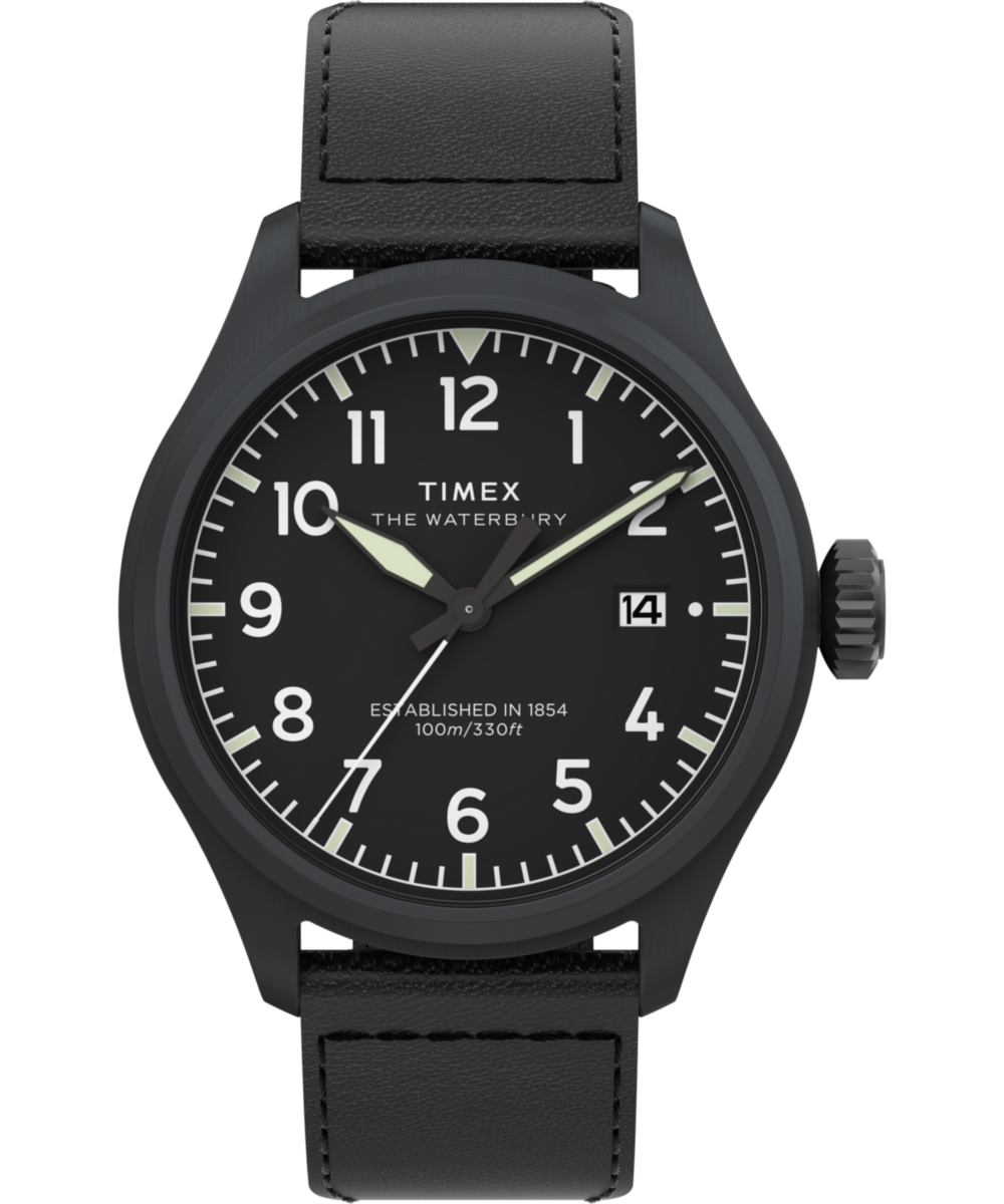 Waterbury Ace 41mm Leather Strap Watch - TW2Y18900 | Timex US