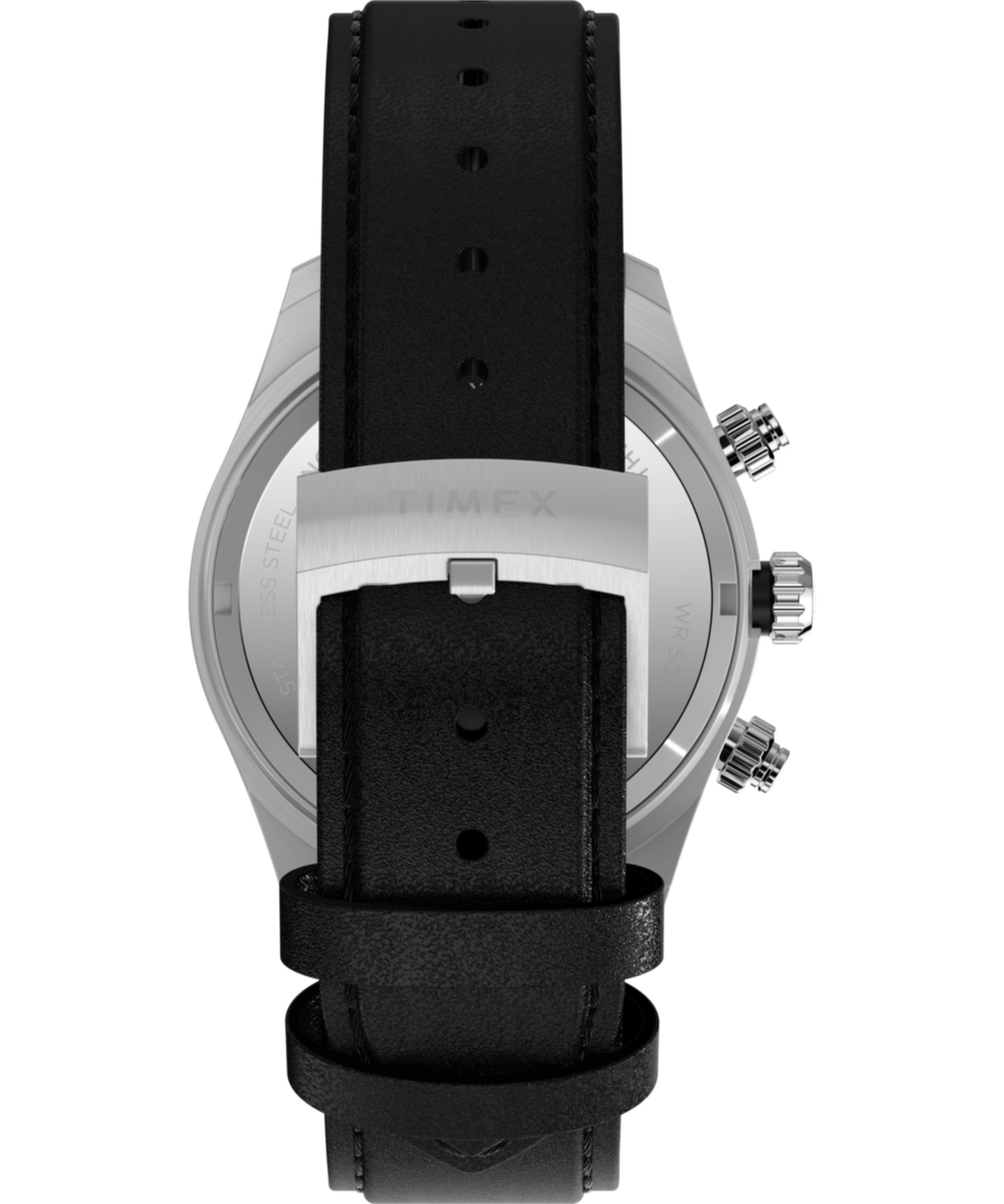 TW2Y19300 Waterbury Heritage Chronograph 39mm Leather Strap Watch  Strap Image