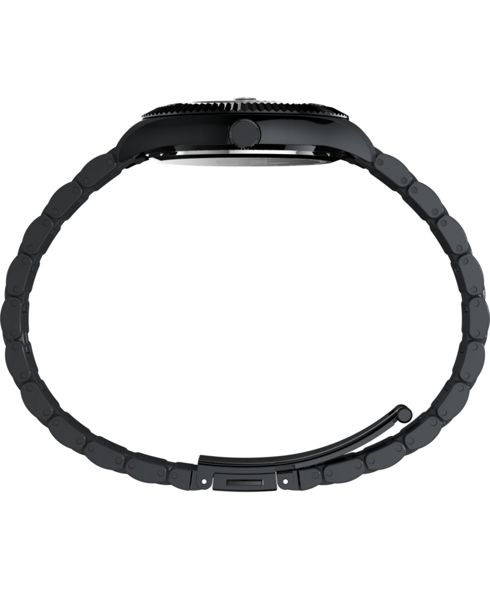 TW2Y19600 Timex x Wednesday Timex Legacy 36mm Stainless Steel Bracelet Watch Profile Image