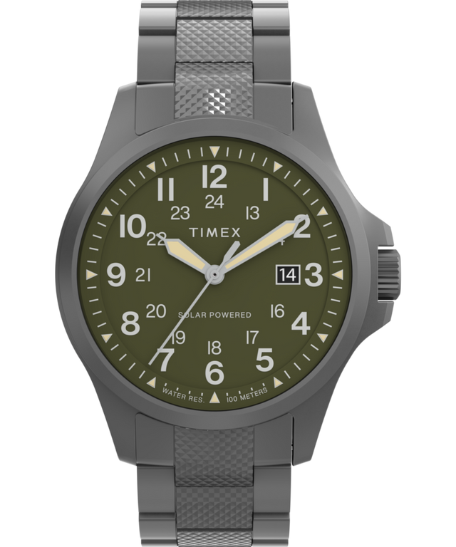 TW2Y30100 Expedition® Field Solar 41mm Stainless Steel Bracelet Watch Primary Image