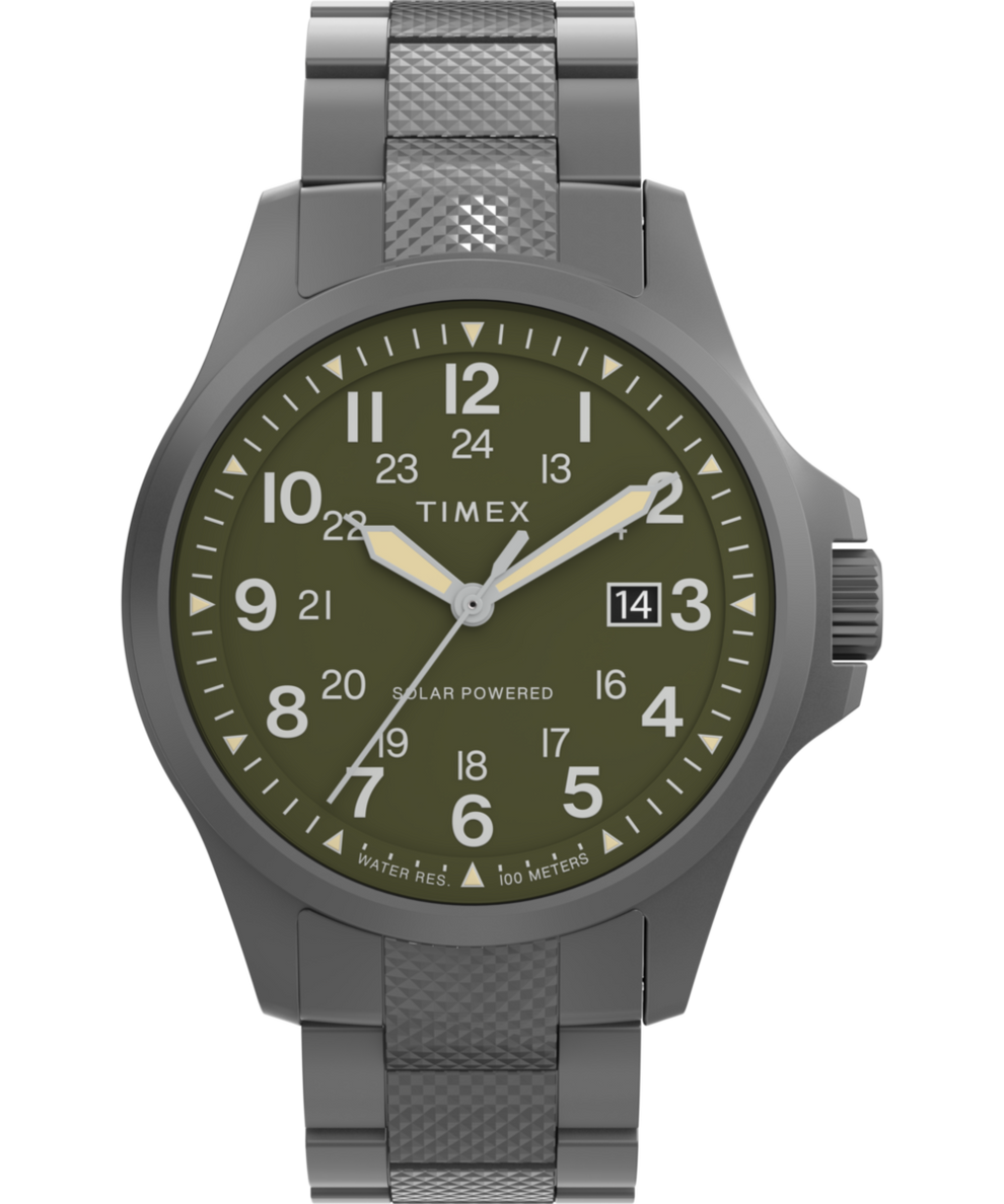 TW2Y30100 Expedition® Field Solar 41mm Stainless Steel Bracelet Watch Primary Image