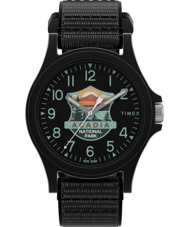 TW2Y32000 Timex Acadia National Park 40mm Fabric Strap Watch Primary Image