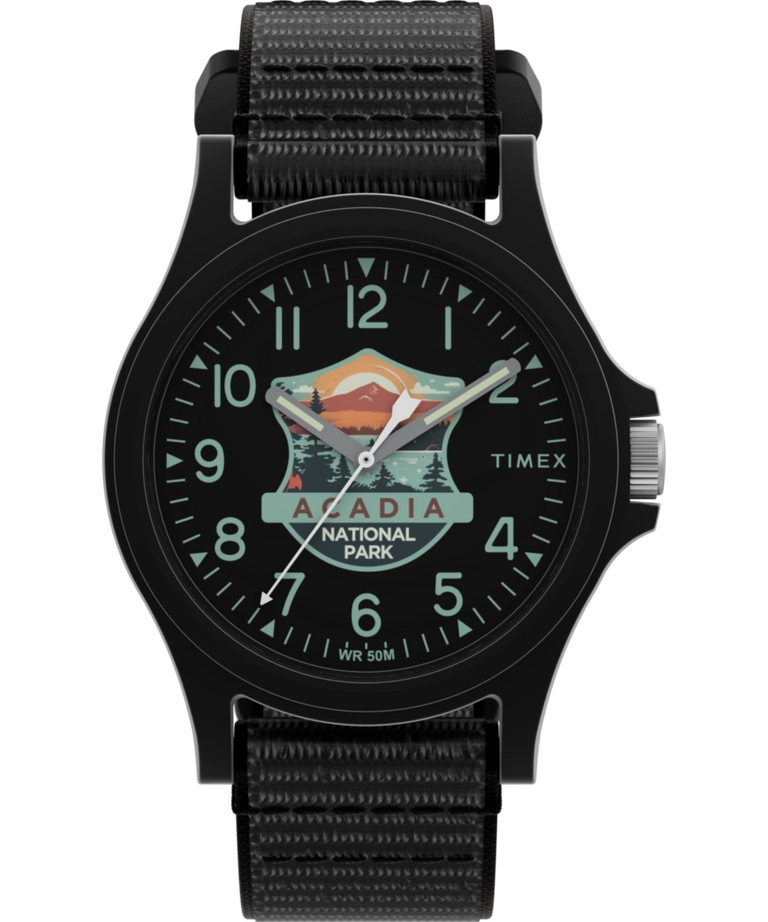 TW2Y32000 Timex Acadia National Park 40mm Fabric Strap Watch Primary Image