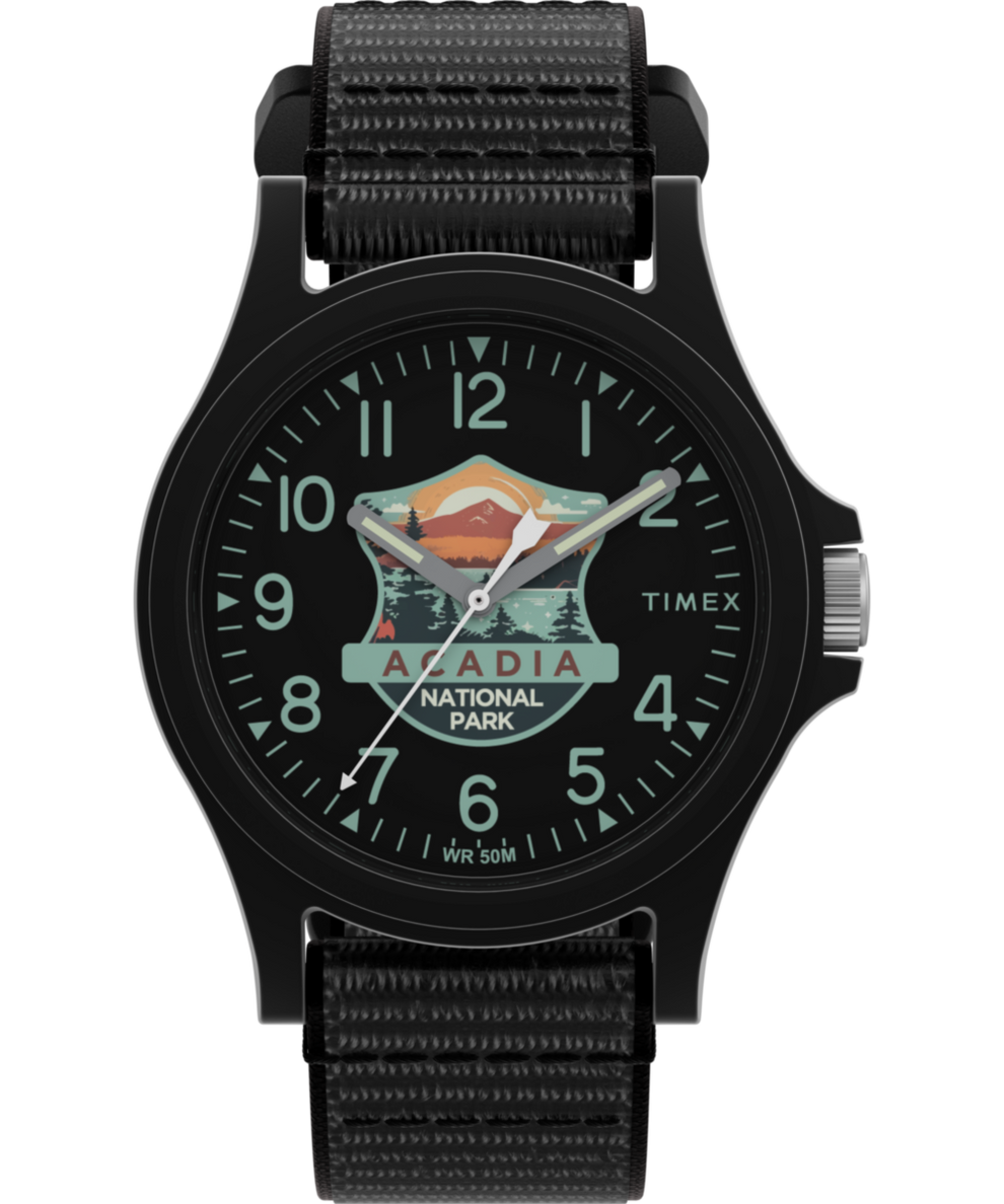 TW2Y32000 Timex Acadia National Park 40mm Fabric Strap Watch Primary Image