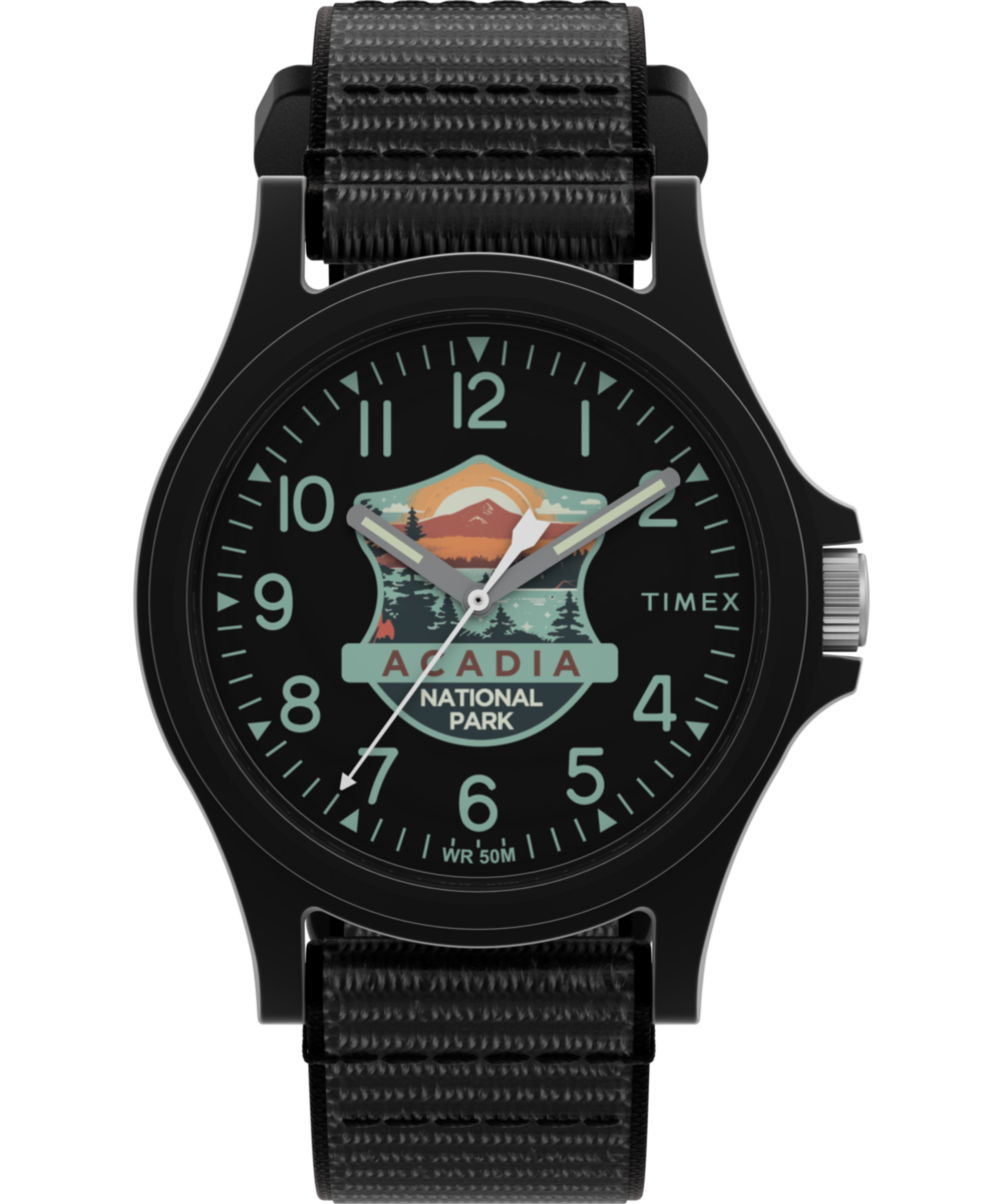 Timex Acadia National Park 40mm Fabric Strap Watch - TW2Y32000