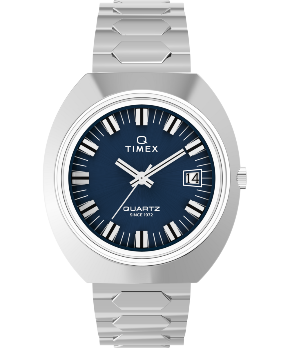 Q Timex® 1972 Time Machine Reissue 39mm Stainless Steel Bracelet